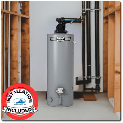 AO Smith GPVL50 ProLine XE 50 U.S. Gal NG Water Heater with Power Vent (replaces a power vented water heater)