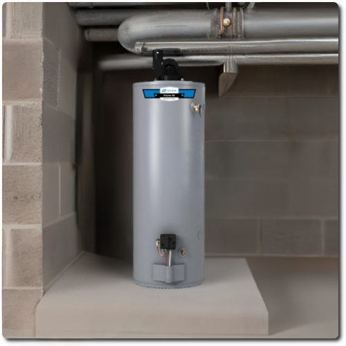 Incl. Inst - 50 Gal Johnwood PDV50N Power Vented Water Heater, NG