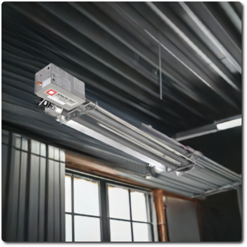 Incl. Inst - SpaceRay Garage Infrared Radiant Tube Heater, CB50-N5, 50,000 btu (new install)