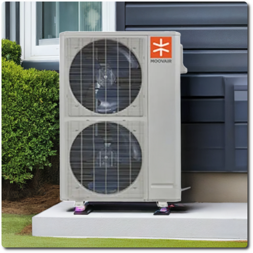 Incl. Inst - Central Moovair Outdoor Air Conditioner H/P 48000 BTU 230V (New Install)