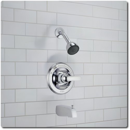 Inc. Inst - Delta Classic Tub and Shower Trim with Rough-in (replacement)