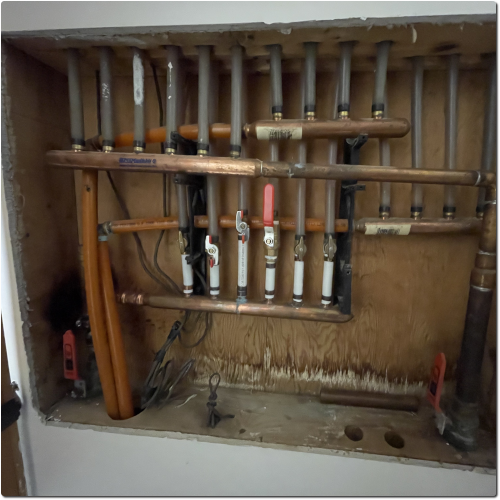 To replace manifold valves