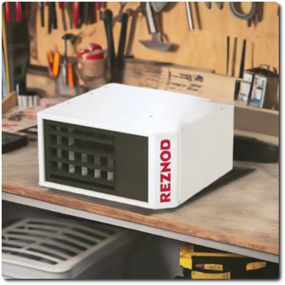 Incl. Inst - 60,000 btu Reznor UDX60 Power Vented NG Garage Unit Heater (new install)