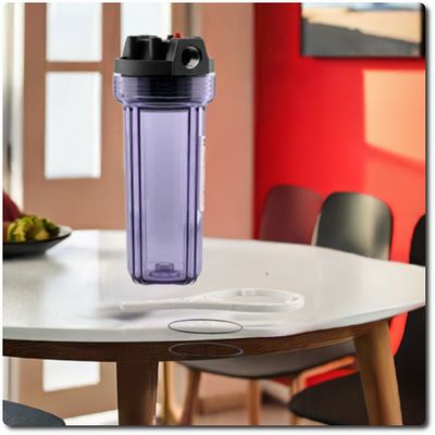 Incl. Inst - Boshart Water Filter 14FHK-SC-1007SS, Whole Home Domestic Water Filter Assembly Includes Professional Installation