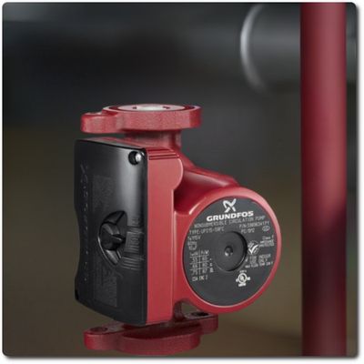 Incl. Inst - Grundfos UPS15-58FC Circulating Pump, 1/25 HP, 115 v 3 speed (pump replacement, less flanges)