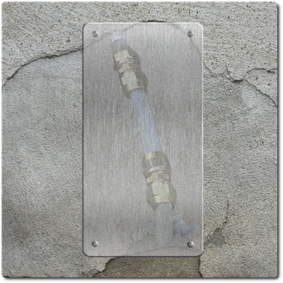 INSTALL Included: Hydronic Heating Tube Repair, Compression Fitting Assembly (to provide one (1) repair) INSTALL Included: Hydronic Heating Tube Repair, Compression Fitting Assembly (to provide one (1) repair)