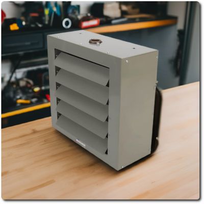 Incl. Inst - 63,000 btu Modine Hydronic Unit Heater HSB 63SB01SA, Modine 48201, top inlets (new install)