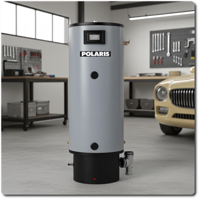 Incl. Inst - Johnwood Polaris 50 U.S. Gal, 130,000 btu Water Heater, NG (direct replacement)