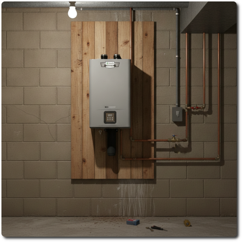 Inc. Inst: AO Smith Condensing Tankless Water Heater, ATHR-199XR, with XR Scale Prevention Technology (replaces 2 standard water tanks) Inc. Inst: AO Smith Condensing Tankless Water Heater, ATHR-199XR, with XR Scale Prevention Technology (replaces 2 standard water tanks)