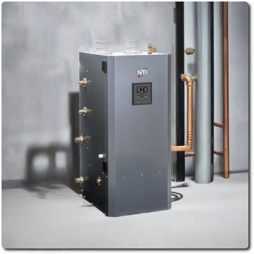 Incl. Inst - NC199 NTI Compass Hydronic Heating Boiler, 199,000 btu, with Indirect Fired Tank (mid efficient boiler replacement) Includes Professional Installation