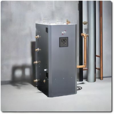 Incl. Inst - NC199 NTI Compass Hydronic Heating Boiler, 199,000 btu, with Indirect Fired Tank (mid efficient boiler replacement) Includes Professional Installation