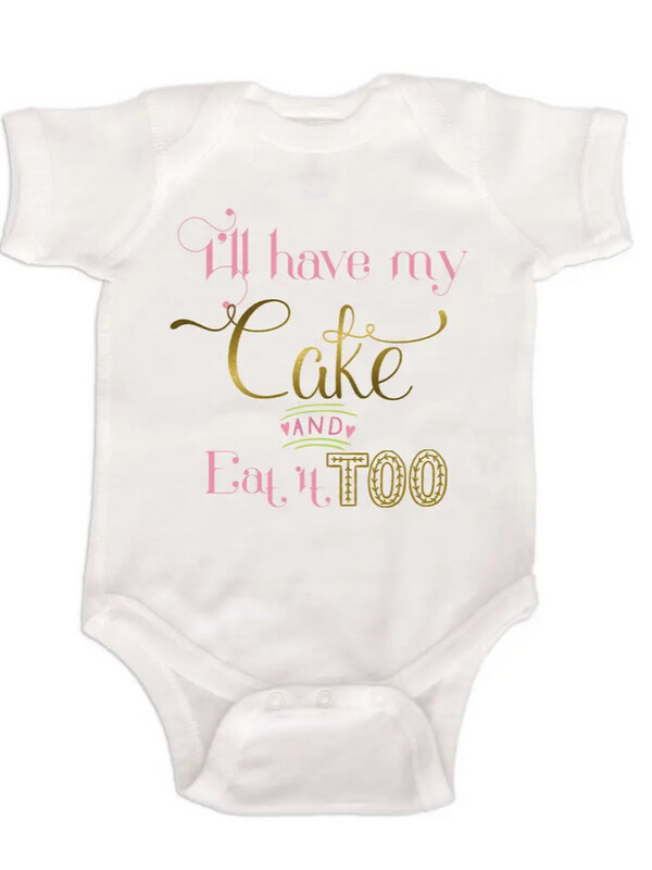 Girls First Birthday Bodysuit