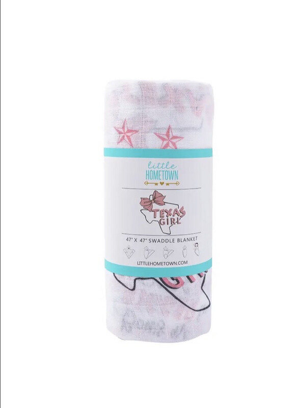 Texas Girl Swaddle Blanket