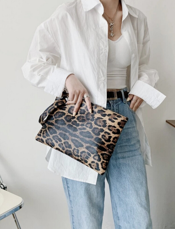 Leopard Clutch Bag