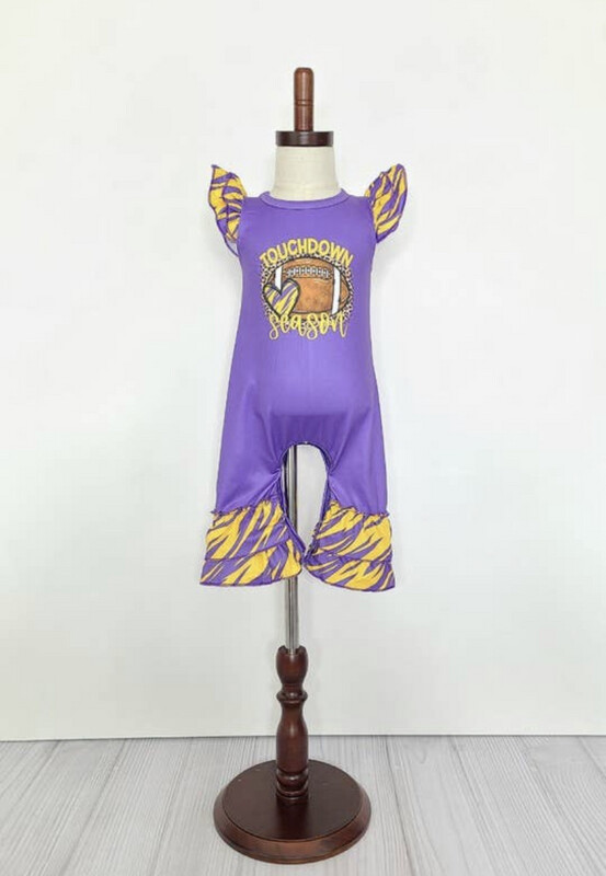LSU Touchdown Romper