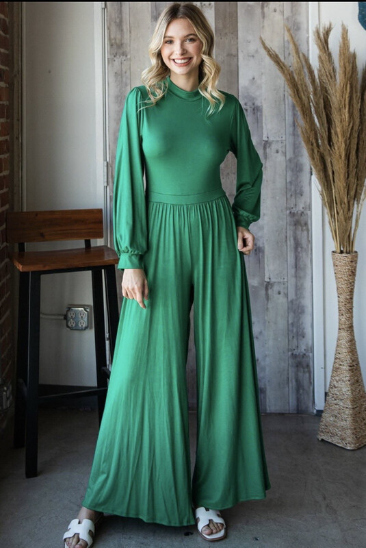 Green peephole Jumpsuit