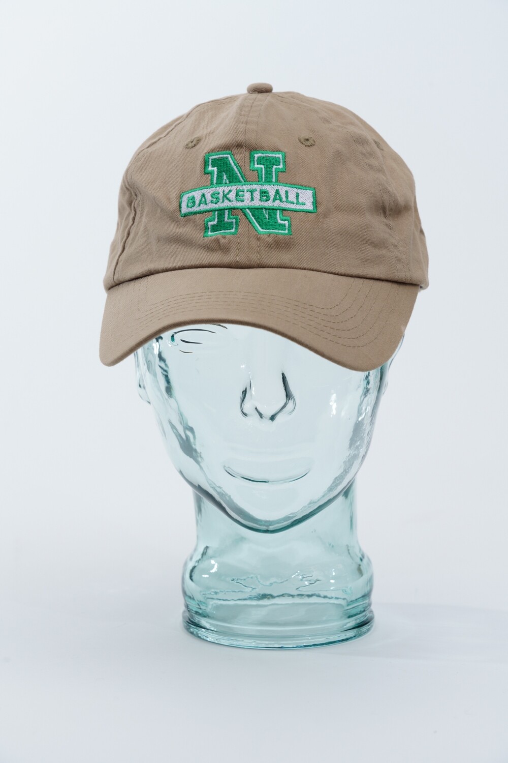 Hat with N Basketball-Khaki