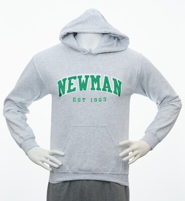 Embroidered Hooded Sweatshirt "Newman EST 1903"