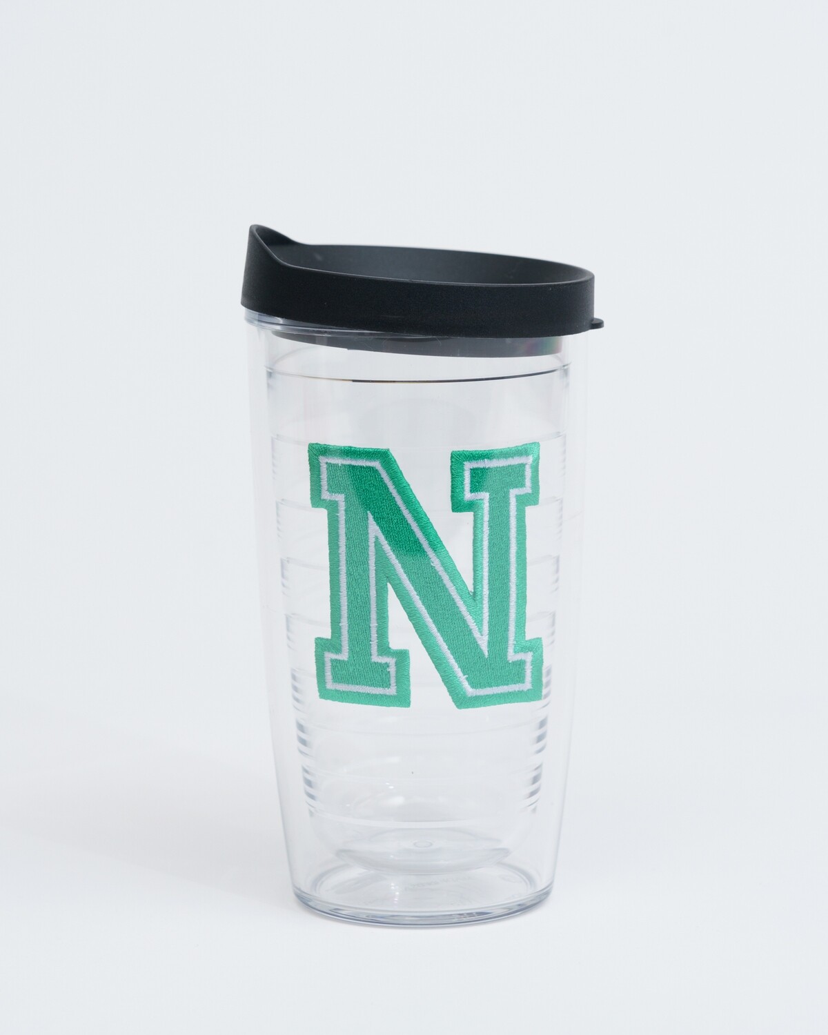 Straw Tumbler with &quot;Newman N&quot;-16 oz
