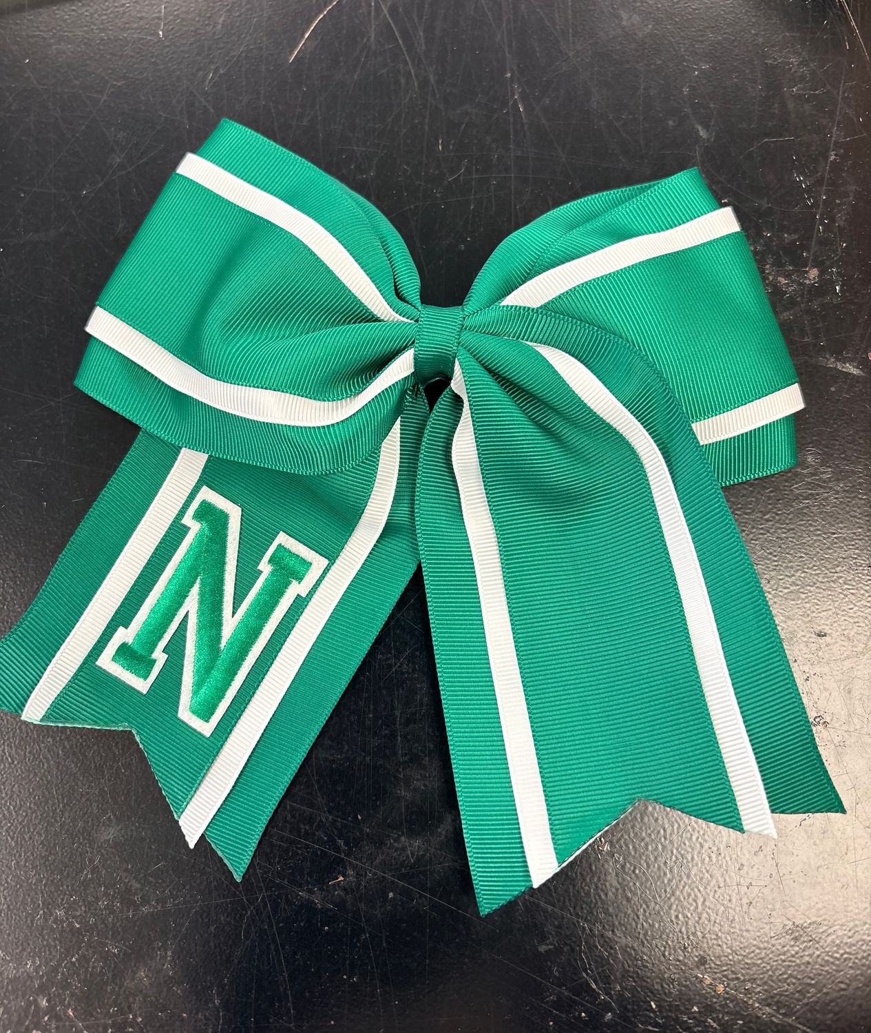 Newman Cheer Style Hair Bow with N
