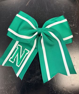 Newman Cheer Style Hair Bow with N