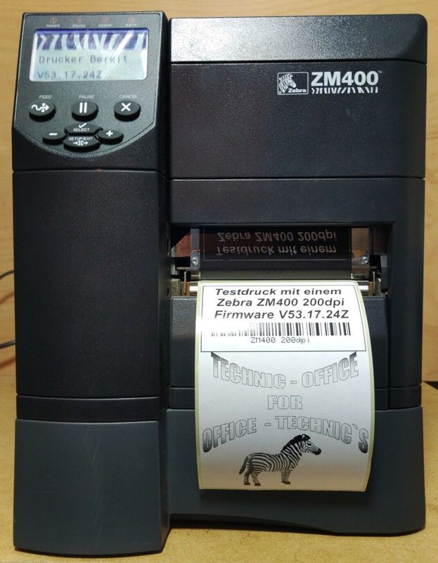 Zebra Etikettendrucker ZM400-200E-0100T 200dpi