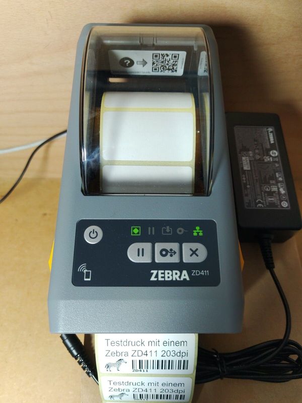 ZD4A022-D0EW00EZ Zebra Etiketten Drucker ZD411 WLAN, USB, USB Host, Bth.