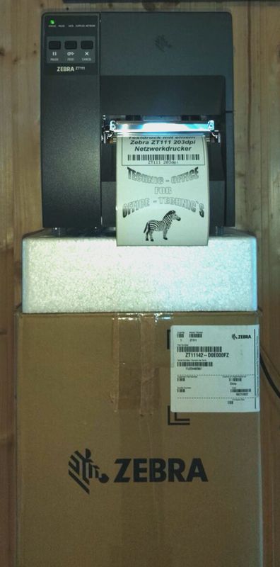 ZT11142-D0E000FZ Zebra Drucker ZT111 203dpi LAN, USB, USB-Host, Bluetooth