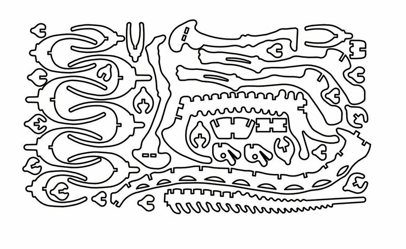 Brachiosaurus 3D DXF File