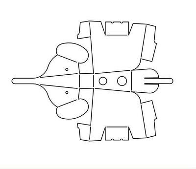 Elephant 3D DXF File