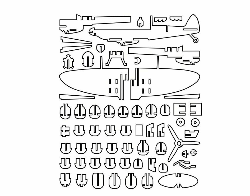 Spitfire 3D DXF File