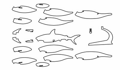 Shark 3D DXF File