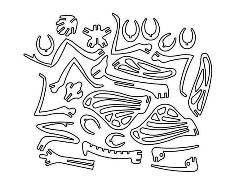 Praying Mantis 3D DXF File