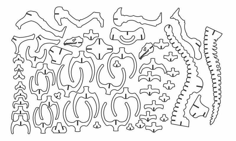 Brontosaurus 1 3D DXF File