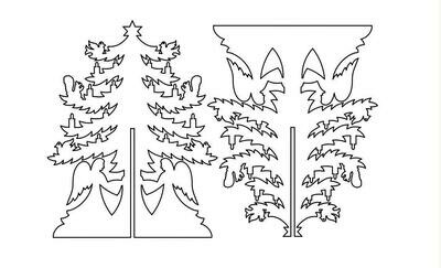 Christmas Tree 3D DXF File