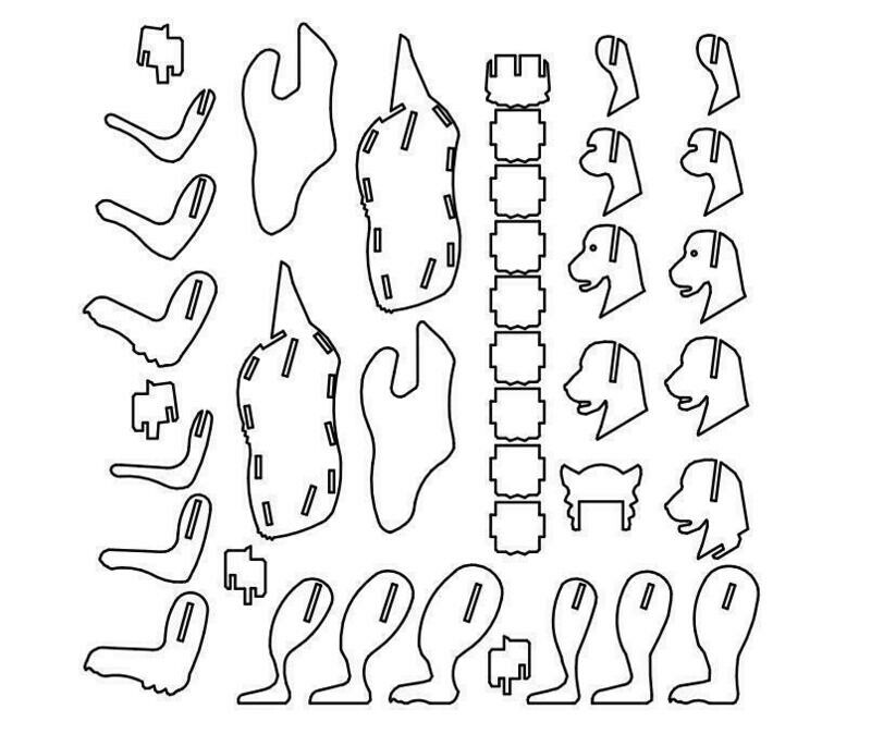 Grizzly Bear 3D DXF File