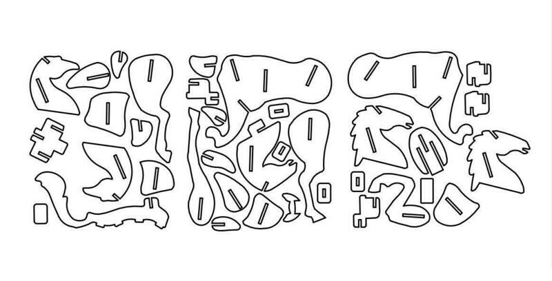 Horse 3D DXF File