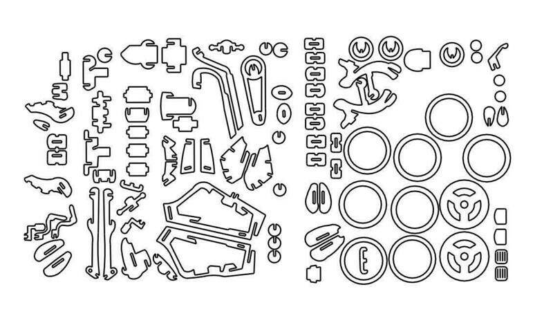 Harley Davidson 3D DXF File