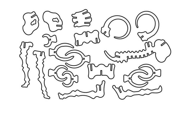 Mammoth 3D DXF File