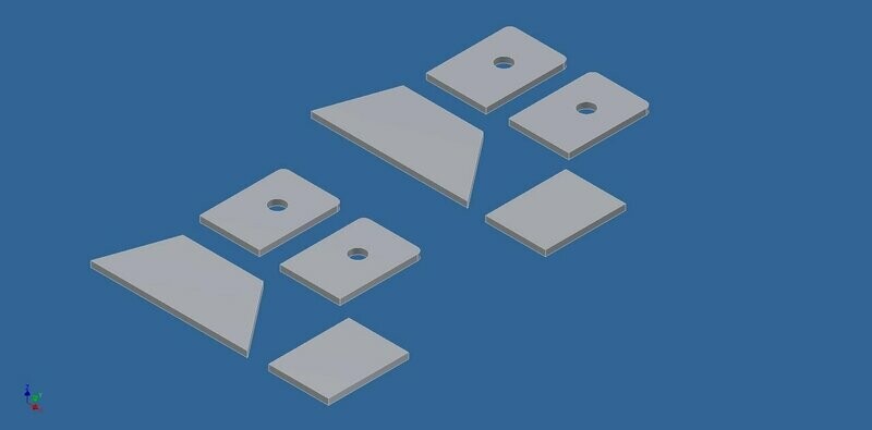 Haynes Roadster MX5 Rear Wishbone plates