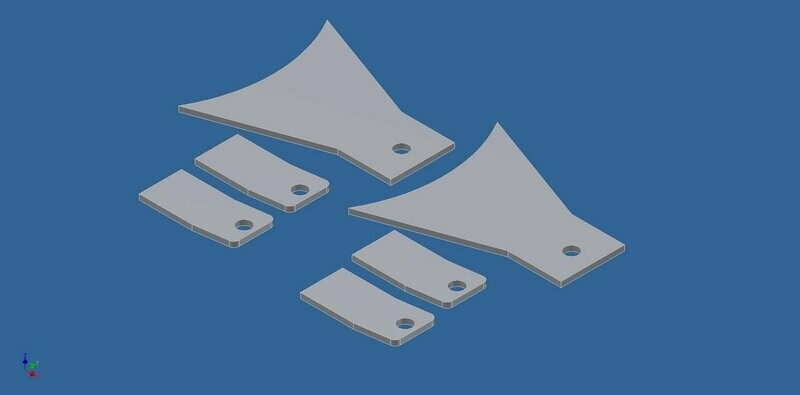 Haynes Roadster MX5 Front Wishbone plates
