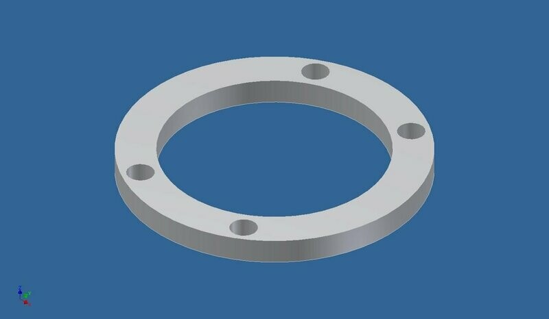 RU7 Haynes Roadster Rear Upright Chassis Plate