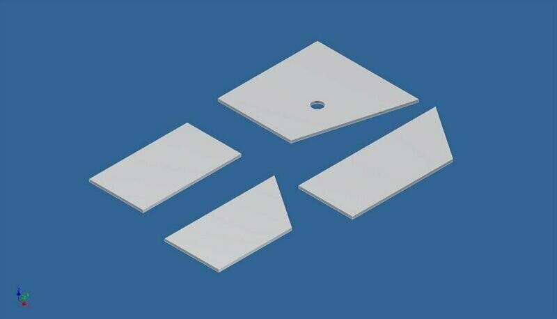 Haynes Roadster EM1 - EM4 Engine Mounting Plates