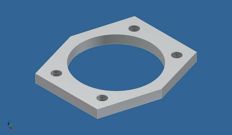 RU8 Haynes Roadster Rear Upright Chassis Plate