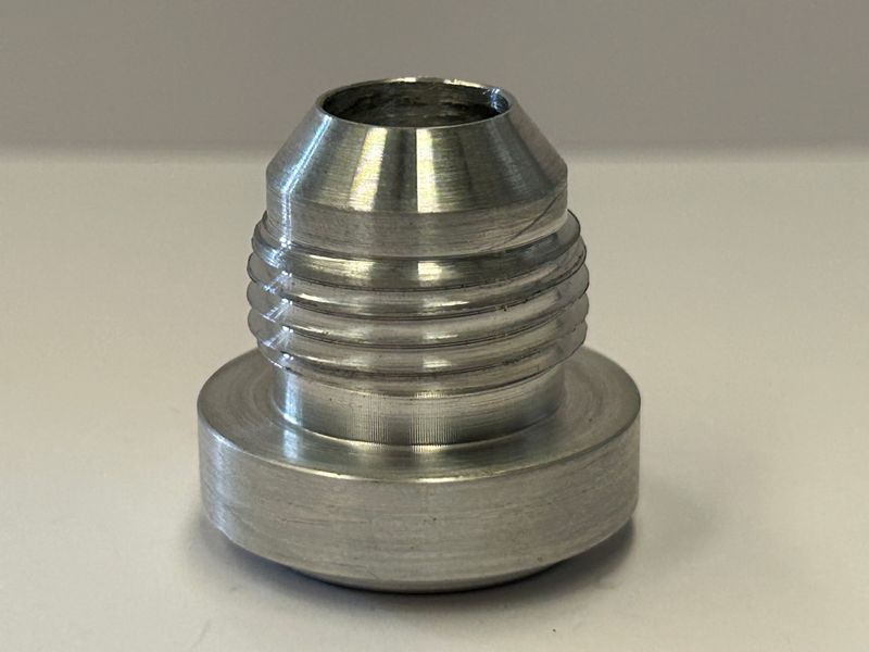 AN-10 6082 T6 Aluminium Weld On Male Hose Fitting Bung
