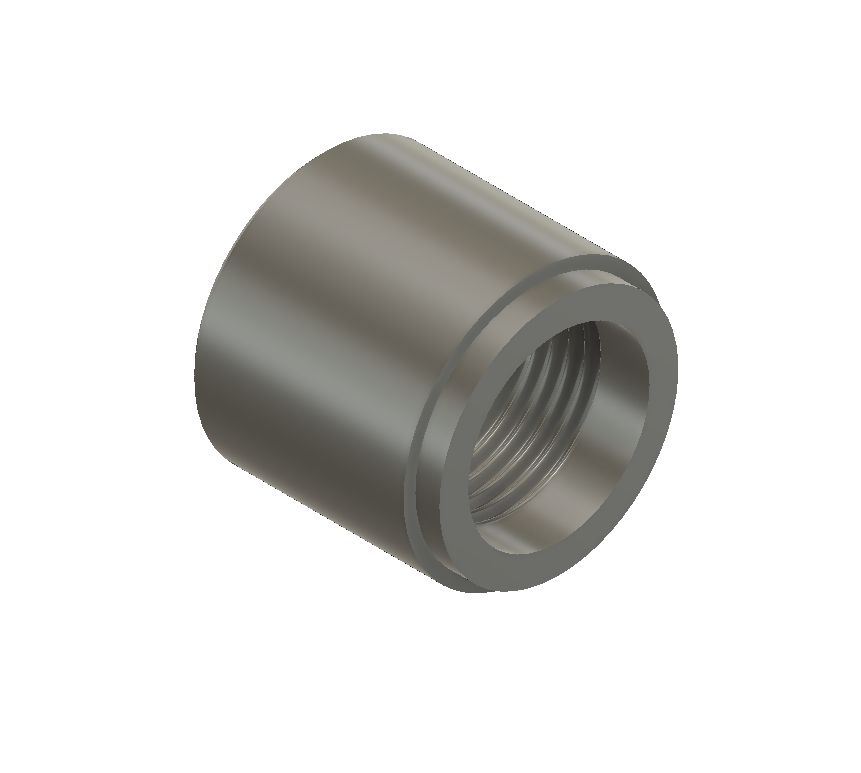 3/8 BSP Female Boss Aluminium Weld on Fitting