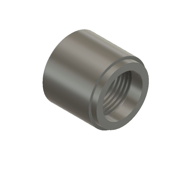3/8 BSP Female Boss Aluminium Weld on Fitting