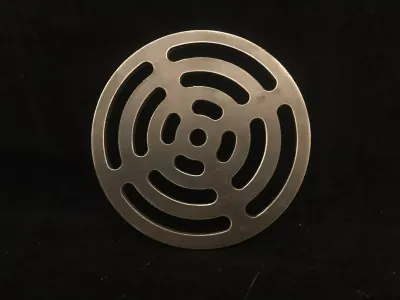 170mm - 17cm - 6.7" Heavy Duty Round Mild Steel Drain Cover Gully Grid Grate