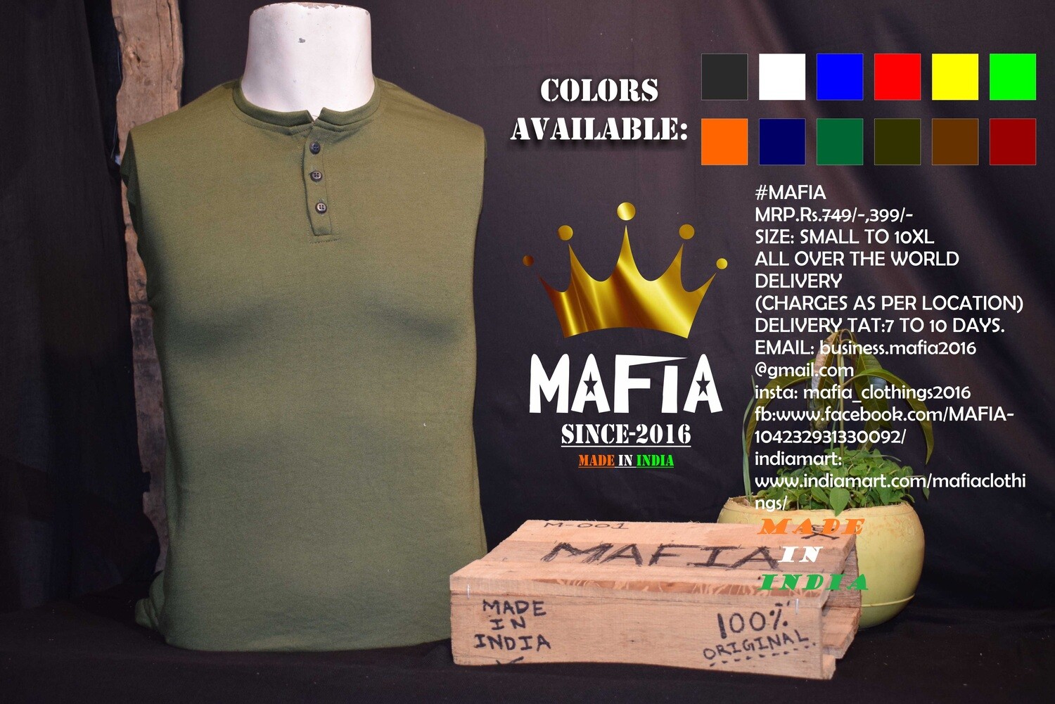 MAFIA FULL SLEEVES TSHIRT