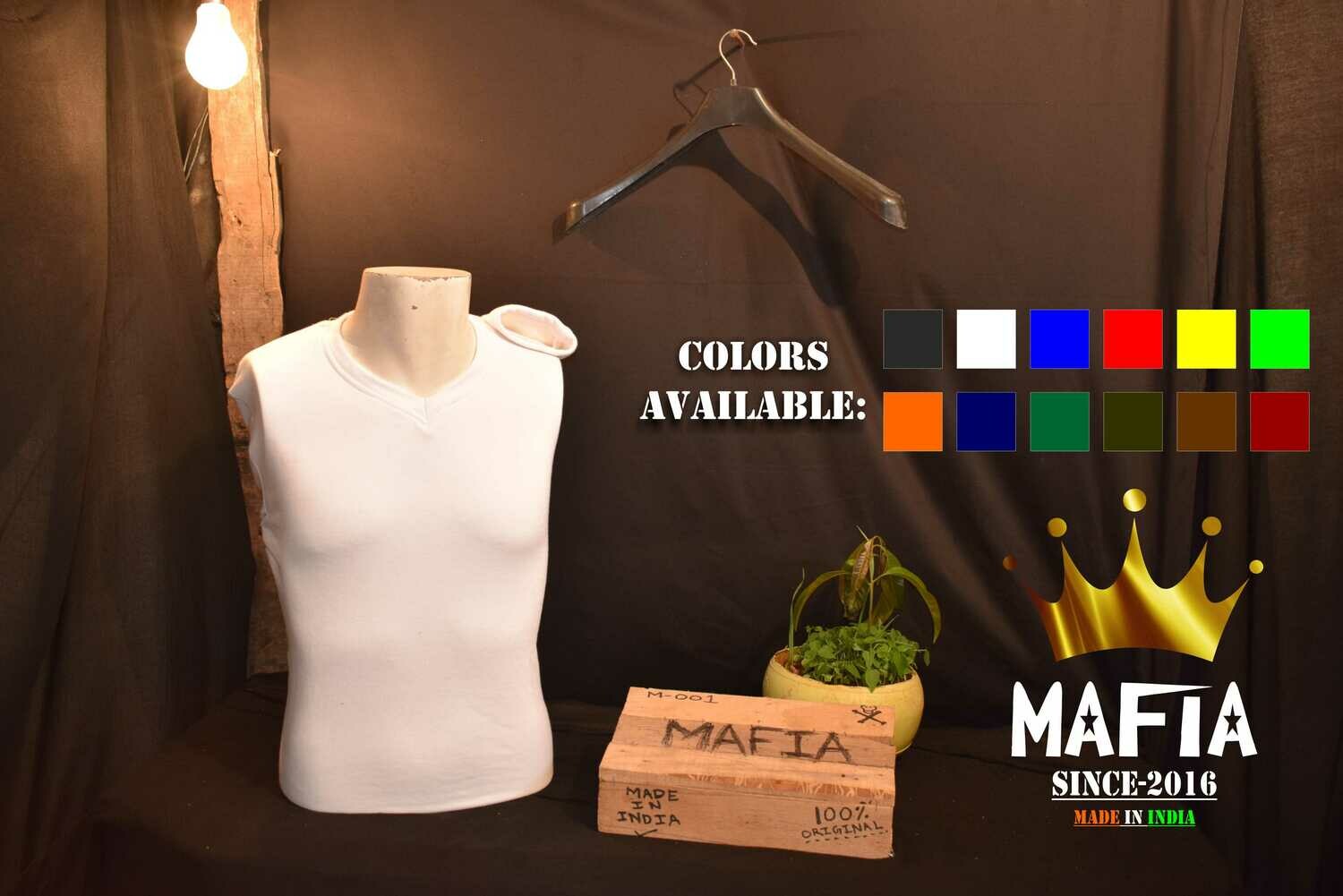 FULL SLEEVES BASIC T-SHIRT V-NECK